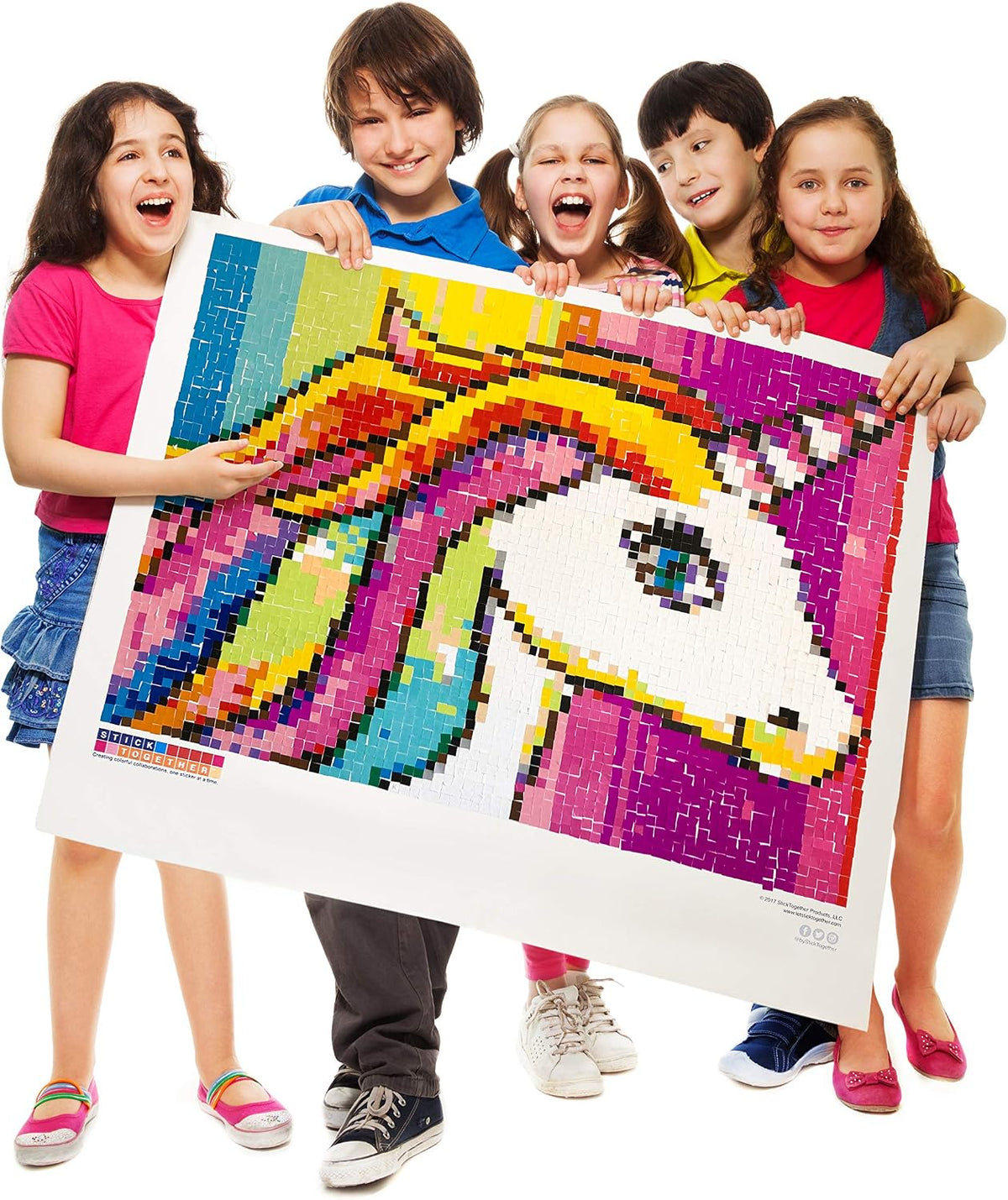 StickTogether Starry Night mosaic sticker poster kit, 40 x 36 inch - view 4