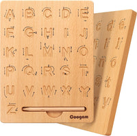 Coogam Wooden Letters Practicing Board