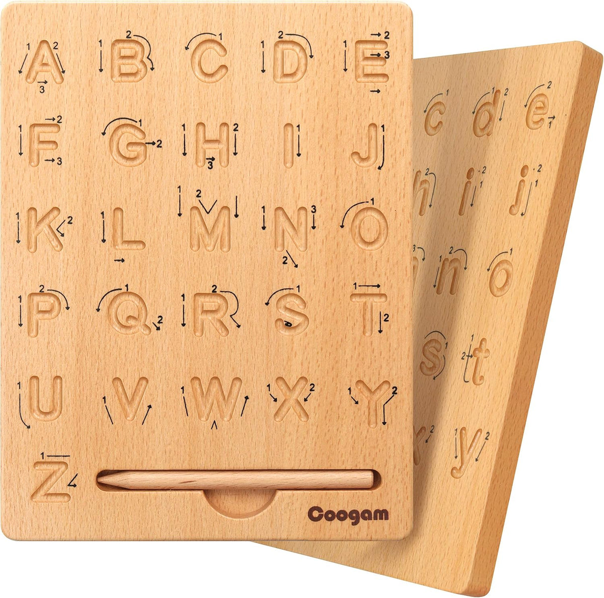 Coogam Wooden Letters Practicing Board