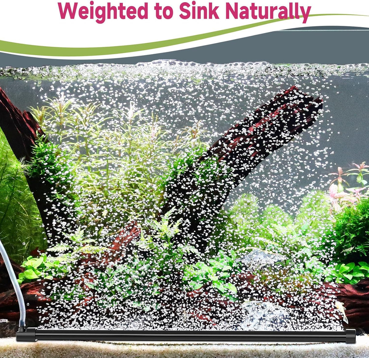 hygger Aquarium Bubble Curtain Wall - 2-PACK 15.7-IN - image 3