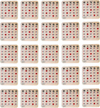 Regal Bingo Bulk Bingo Cards with Sliding Windows - Woodgrain / 25 Cards - image 2