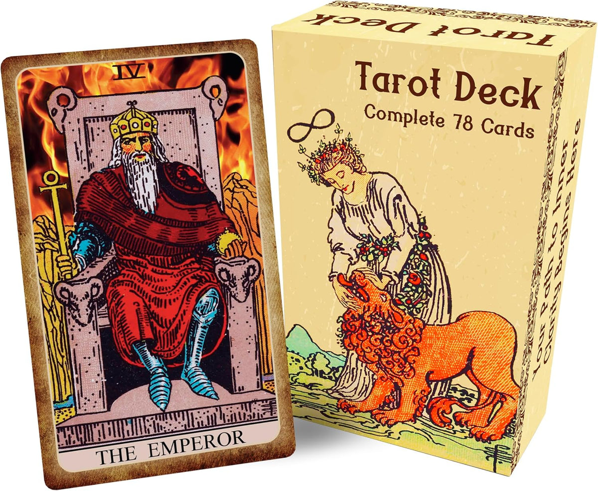 Witchy Cauldron large Rider Waite tarot cards deck with guidebook - view 2