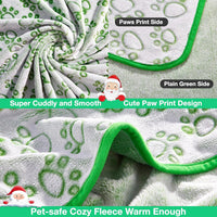 Stuffed Premium Soft Dog Blanket Washable - Green / M(32x40") - image 3