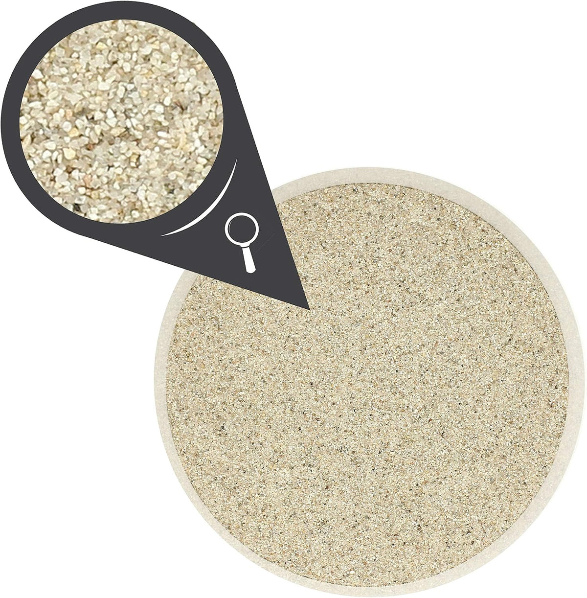 Royal Ram Natural Decorative Real Sand, Beige, for use in Crafts - image 2