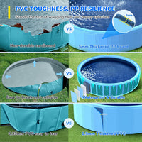 47'' Foldable Dog Pet Bath Pool, Heavy Duty Non-Slip Kiddie Pool - 5XL-97'' Dog Pool - image 2