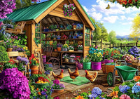 Halloween Puzzle 500 Piece with Lettered for Adults Gift - 500piece - Garden Shed - 23x15" / Retired Models