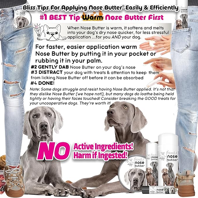 The Blissful Dog Weimaraner Unscented Nose Butter, 16oz