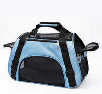 MuchL Cat Carrier for Cats Soft-Sided Travel Pat Carrier for Cat - Small-Blue - image 4