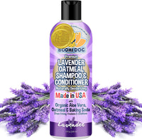Bodhi Dog Skunk Shampoo | Skunk Smell Odor Remover Cleans & Deodorizes Using Essential Oils - Organic Lavender Oatmeal / 8 Fl Oz