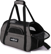 EliteField Soft-Sided Pet Carrier for Cats & Small Dogs – Essentials for Dogs - 17.0"L x 9.0"W x 12.0"H / Charcoal Gray - image 2