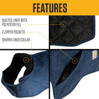 Carhartt Firm Duck Dog Chore Coat - Denim / Small - image 3