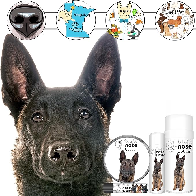 The Blissful Dog Belgian Malinois Unscented Nose Butter, 16oz