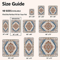 Washable Pee Pads for Dogs, Reusable Puppy Potty Training Pads - Brick/Blue / 36" ×48"(pack of 2) - image 4