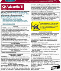 K9 Advantix II Medium Dog Vet-Recommended Flea, Tick & Mosquito Treatment & Prevention | Dogs 11-20 lbs. | 4-Mo Supply (Pack of 2)