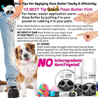 3 Cute Puppies Unscented Nose Butter - Dog Nose Butter, 8 Ounce