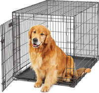 LifeStages by MidWest 36-Inch Double Door Crate, M-L Breeds - Single Door / Fits 42-inch Crate