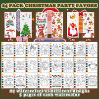 Cracoring 24 pack Halloween paint with water party favors with treat bags and brushes - view 15