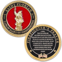 Military Gift Shop Air Force Armed Forces Prayer Coin - St-florian