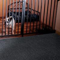 Heavy Duty Horse Stall Mats (20 Pack) - Stable Mats, Durable 3/4 in. Thick Rubber Flooring - Solid Black - 3.5' x 6' Mat for Stables, and More - 42 in. x 72 in. Stall Mat