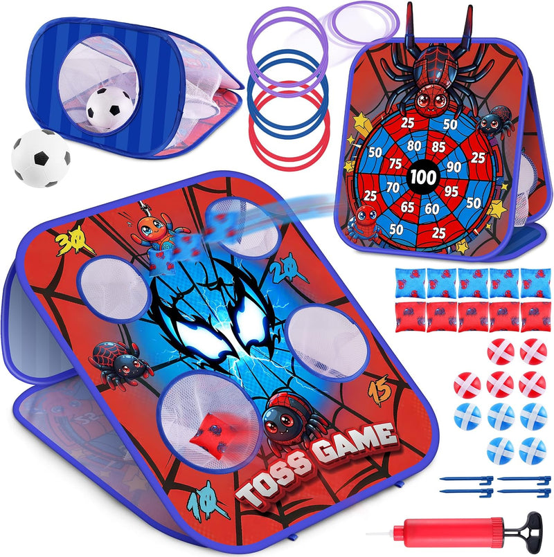 Bean Bag Toss Game for Kids - Spider