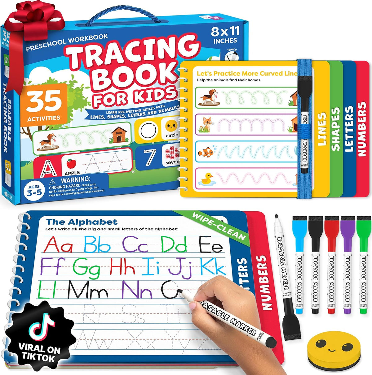 Preschool Learning Toy Workbook