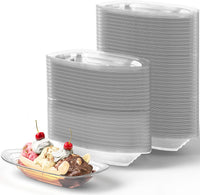 Super Fun Recyclable Banana Split Boats 50Pk. Best Long 12Oz - 250 Pack / 12 Oz