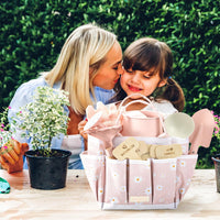 ZICOTO kids gardening set with watering can, rake, shovels, gloves, pots and tote - view 5