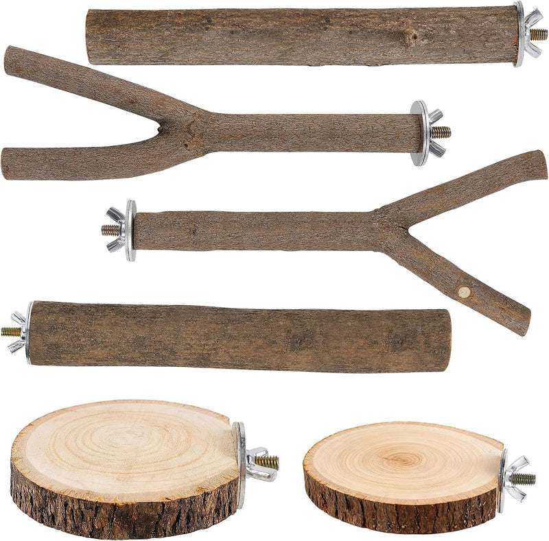 6 PCS Bird Perch Set – Essentials for Birds - BMU8