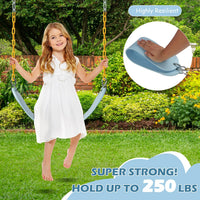 Sunnyglade 2PCS Swings Seats Heavy Duty with 66" Chain Support 250lb - ​pastel Blue / 2 - image 4