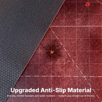 Lighter Creative 44 x 60 gridded WH40K battle mat, Iron Underhive print - view 20