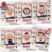 ArtCreativity Magnetic Drawing Face, Travel Toys for Kids - 6 Pack