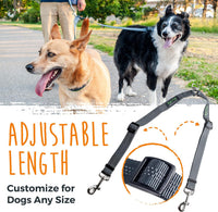 Mighty Paw Double Dog Leash - Double Leash / Standard | Dogs 30+ lbs - image 3