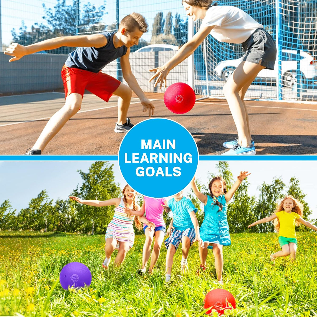 8.5 Inch Dodgeballs Playground Balls - 8.5-Inch - Pack of 6 - image 4