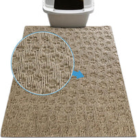 Drymate Cat Litter Box Mat, Litter Trapping Mat - Tan / 28x34 Inch (Pack of 1)