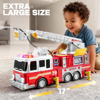 JOYIN Extra Large Fire Truck Toy, with Ladder - image 2