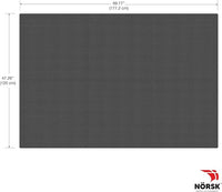 Norsk Dual-Sided Reversible 1/2" Foam Exercise Mats for Home Gym - Interlocking EVA Foam Tiles