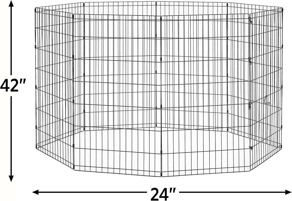 New World by MidWest 24-Inch Exercise Pen, No Door - Large Dog Pen: 42-Inch High - image 3