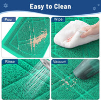Smiry Cat Litter Box Mat 30x17 - 30x17 / Green - image 3