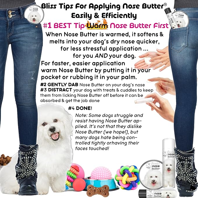 The Blissful Dog Bichon Frise Unscented Nose Butter, 16oz