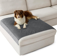Bedsure Waterproof Couch Cover for Sofa and Dogs Quick Drying - 40x50 inch / Ash Grey