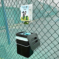 Small Dog Waste Station for Home 1.3Gallon/5L Mountable Doggie Trash - Gray - image 2