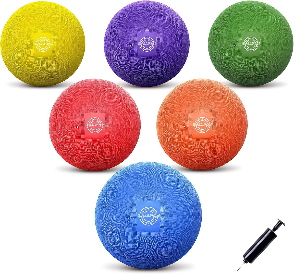 8.5 Inch Dodgeballs Playground Balls - 5-Inch - Pack of 6