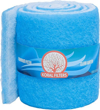 Premium Aquarium Filter Media Pad - Cut-to-Fit Roll, Fresh and Saltwater Safe, Blue & Dye-Free Options, Made in USA (12 ft, Blue)