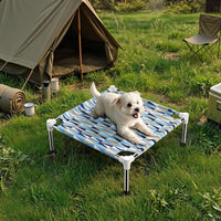 Elevated Dog Bed with Bolster - 4 side / Small - image 4