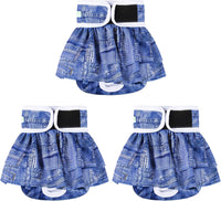 wegreeco Dog Diapers Female - X-Large (Pack of 3) / Classic Jeans