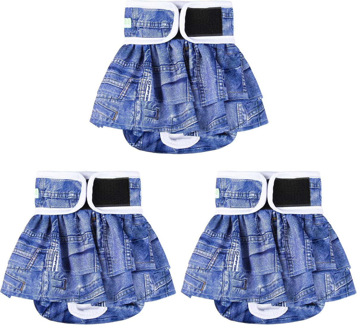 wegreeco Dog Diapers Female - X-Large (Pack of 3) / Classic Jeans
