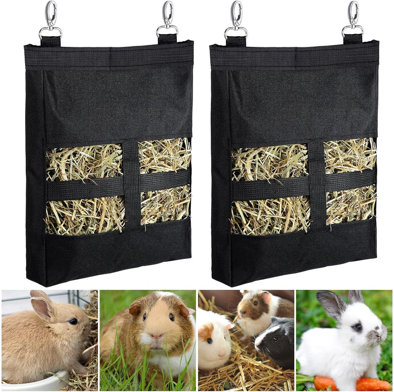 Frienda 2 Pcs Guinea Pig Hay Bag 11 x 9.1 Inch Guinea Pig Hanging Hay