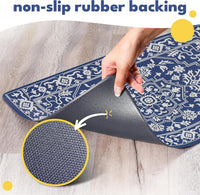 Dog Mat for Food and Water, Cat Feeding Mat - 16.5"L x 26"W / Large Casablanca - image 3