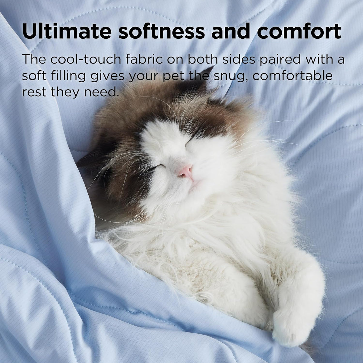 Bedsure ArcticMax Q-MAX>0.5 Premium Cooling Blanket for Medium - Powder Blue / S(25x35") - image 2