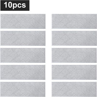 COSY HOMEER Edging Stair Treads Non-Slip Carpet Mat 28inX9in Indoor Stair Runners for Wooden Steps, Edging Stair Rugs for Kids and Dogs, 100% Polyester TPE Backing (10pc, Grey)